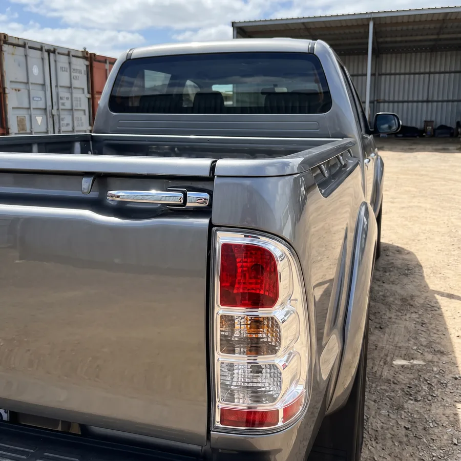 The same grey ute rear tub colour-matched back to a clean finish